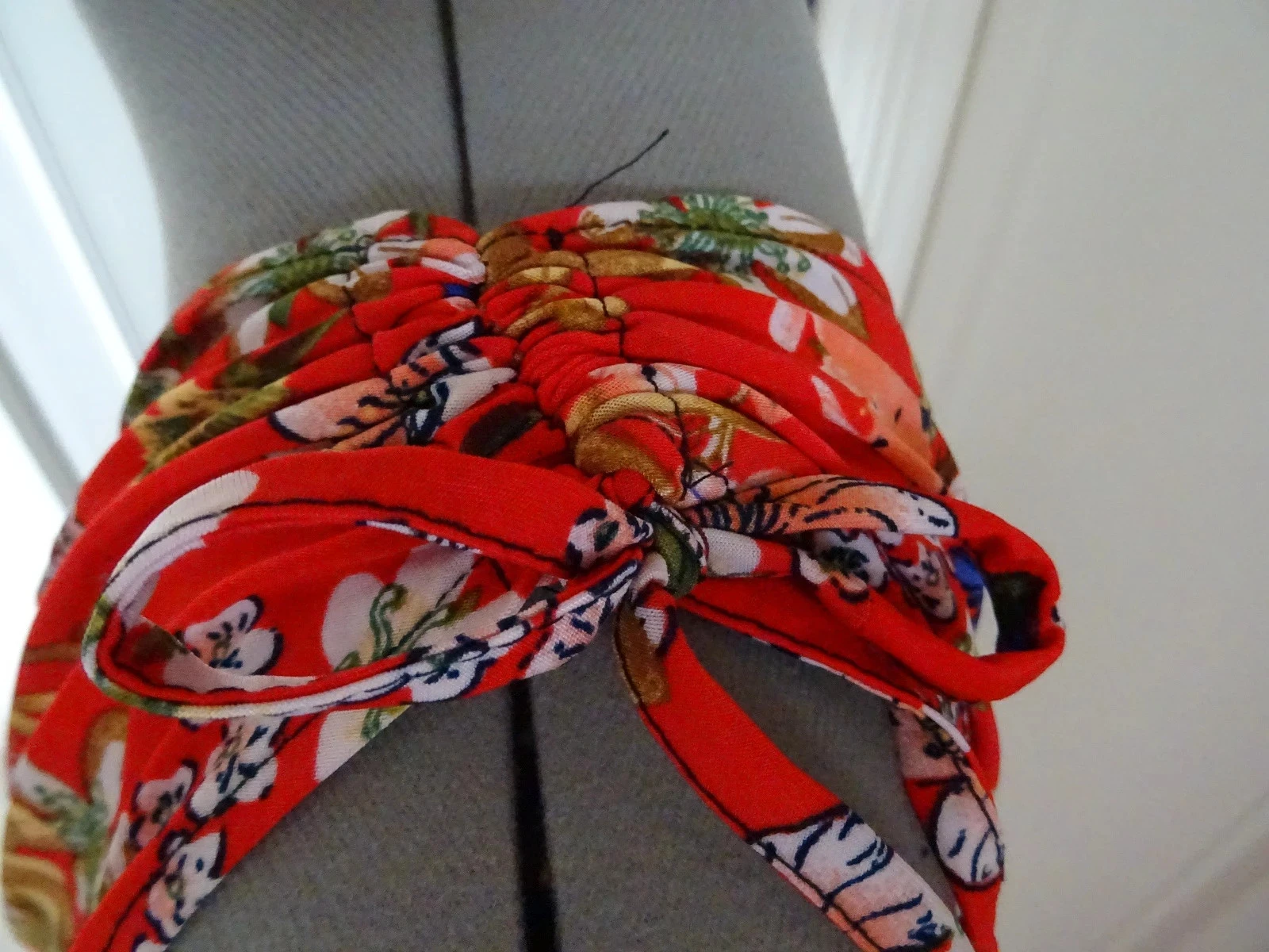 Vestido de verano rojo con flores talla indicada XL/ XXL pero más bien 38/40 – photo 2